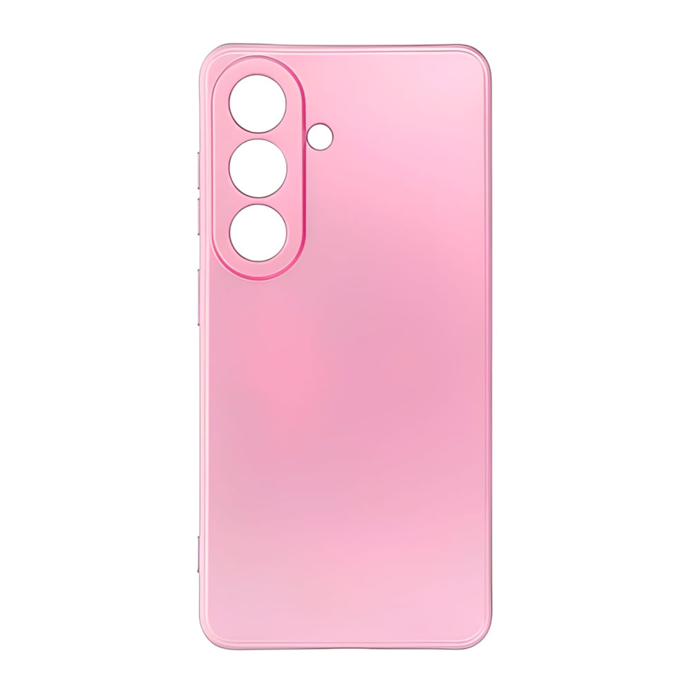 Case para Samsung Galaxy A37 de silicona I2GO, antigolpes, rosado